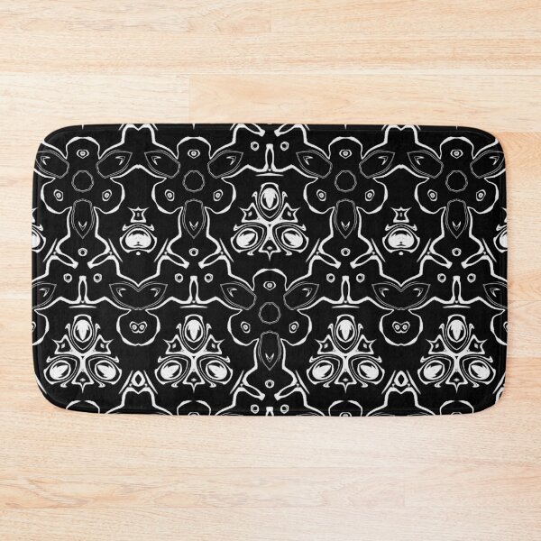 Item preview, Monochrome White Kaleidoscope, Pattern 5 designed and sold by Bennydoscope.