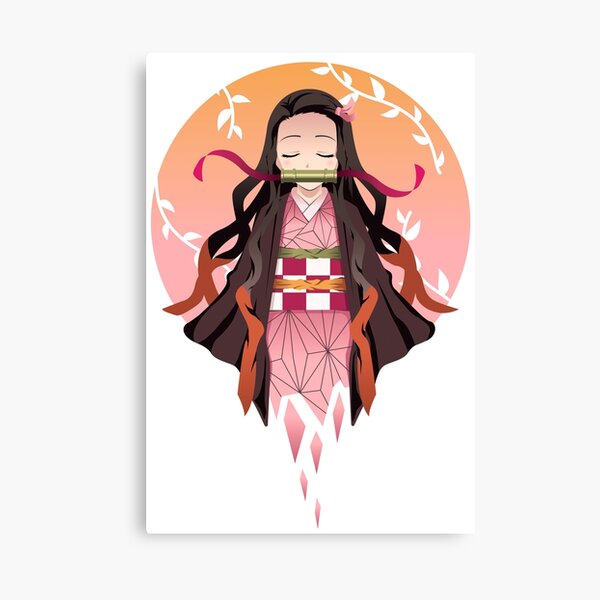 nezuko canvas painting