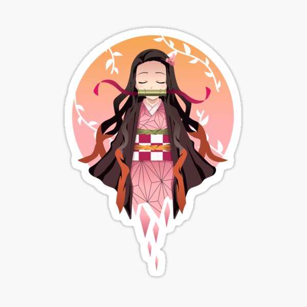 Nezuko Chan Stickers Redbubble