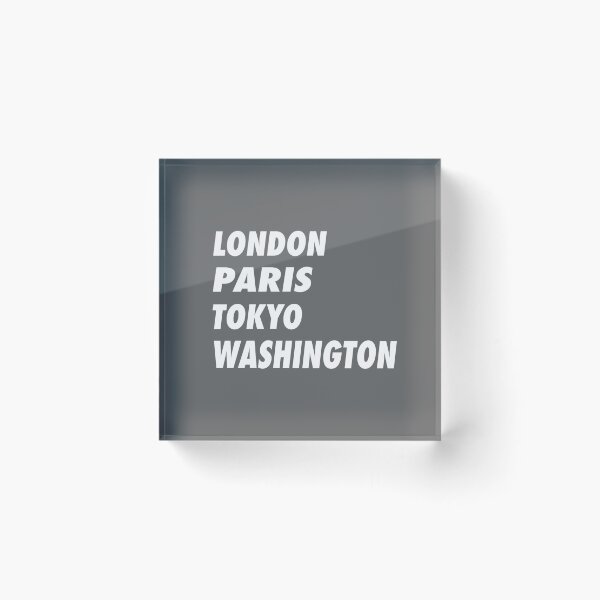 Item preview, Funny London Paris Tokyo Washington Design designed and sold by LGamble12345.