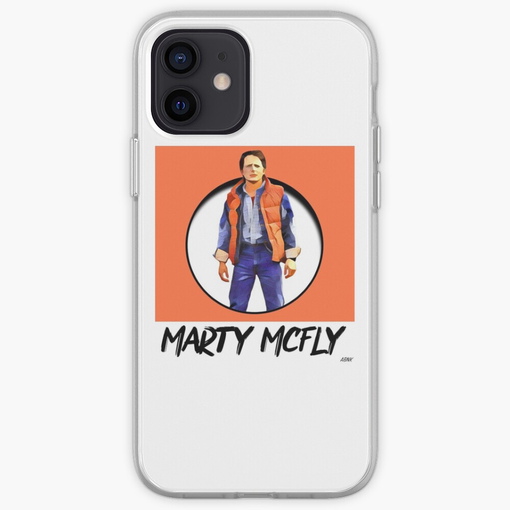 Marty Mcfly Back To The Future Iphone Case By Arthurbnk Redbubble