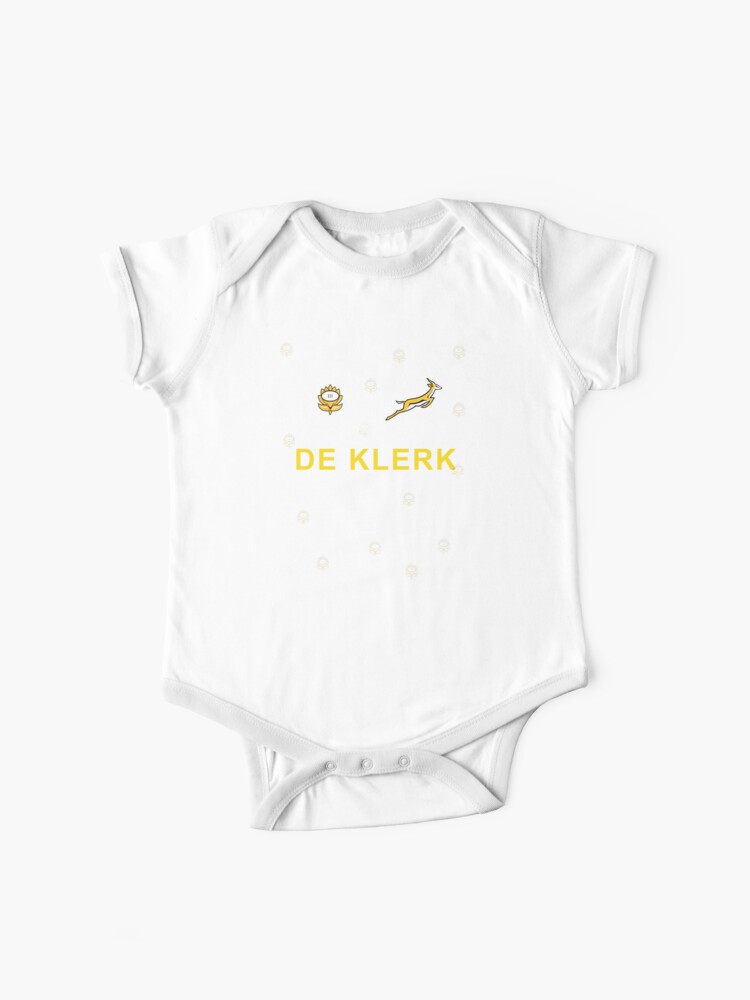 South Africa Rugby Player Faf De Klerk Baby One Piece By