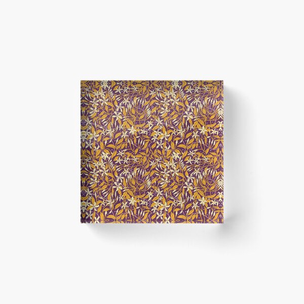 Jasmin Prune Bloc acrylique