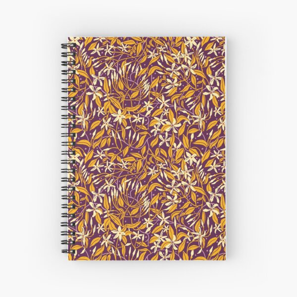Jasmin  Prune Cahier à spirale