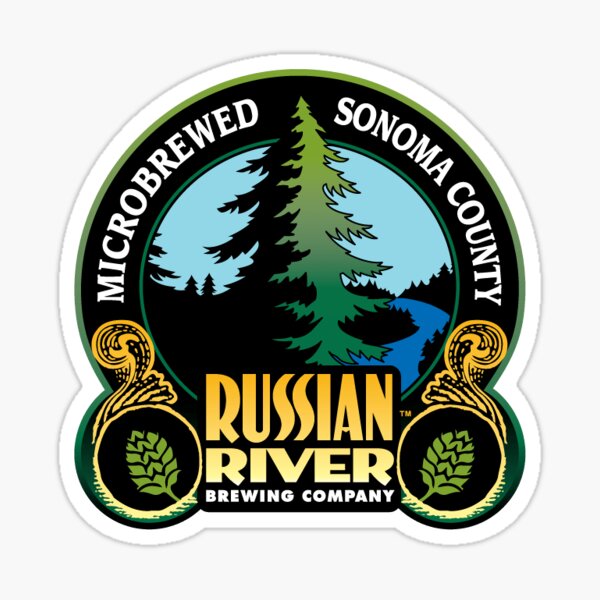 Russian River Brewing Company Logo Sticker