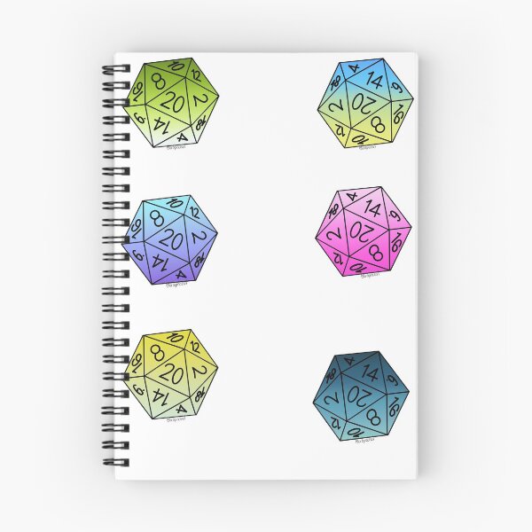 Item preview, Dungeons and Dragons 6 Pack D20 Dice- Multiple Colors 2 designed and sold by LordGraceArt.