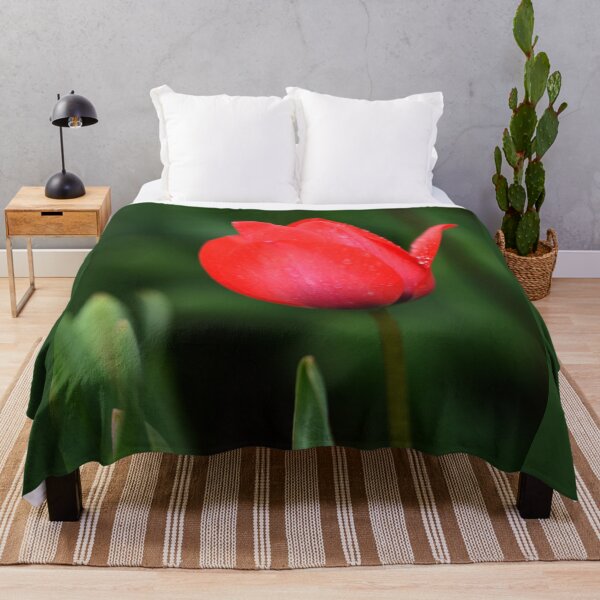 Item preview, Red Tulip Glowing in the Rain designed and sold by imaginethis.