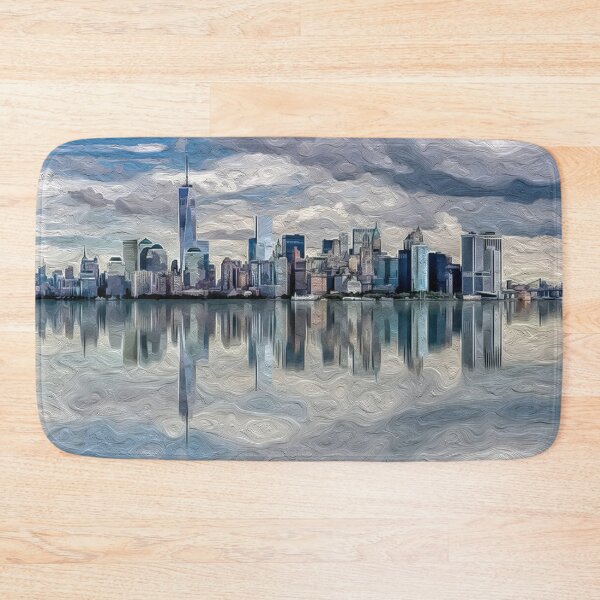 Item preview, Digital Art Composition of Manhattan Skyline, New York. designed and sold by davidelder.