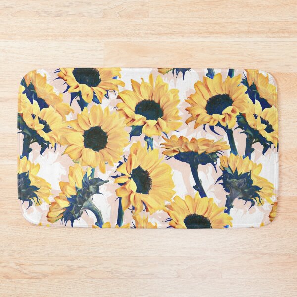 Item preview, Sunflowers with Blush and Blue designed and sold by micklyn.