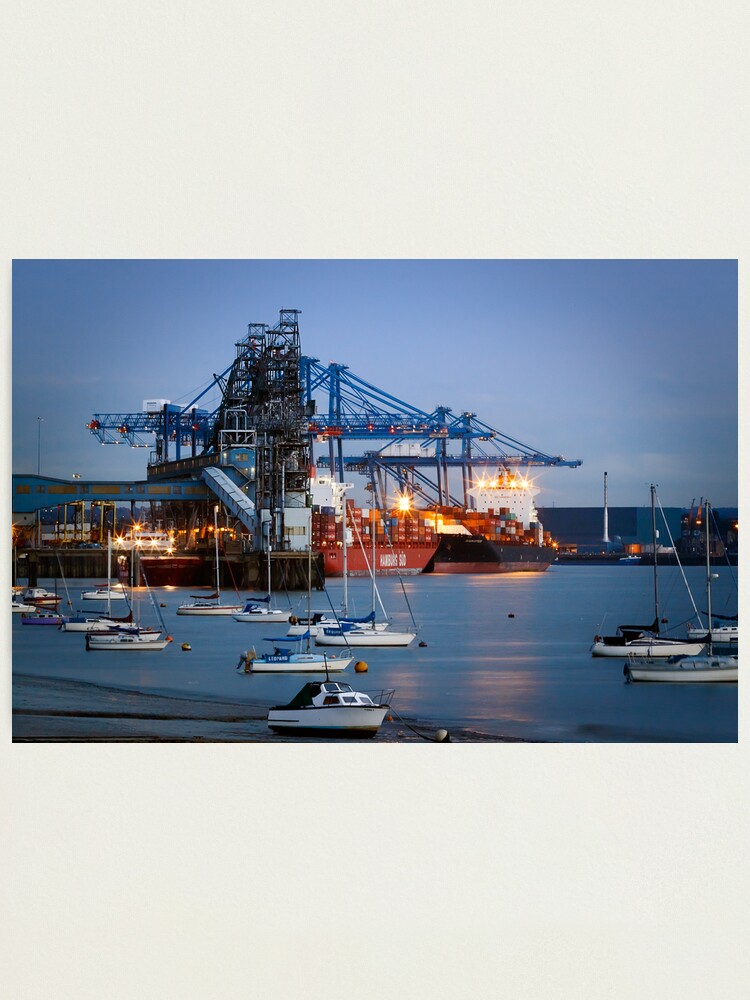 Alternate view of Tilbury Docks Imports Photographic Print