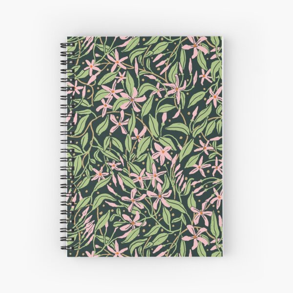 Jasmin Vert Ardoise Cahier à spirale