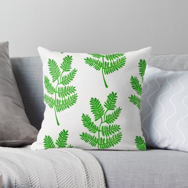 Fresh Fern Throw Pillow