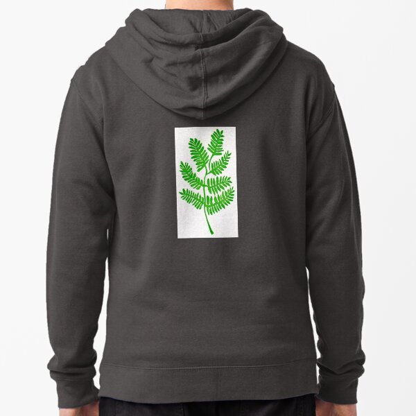 Fresh Fern Zipped Hoodie
