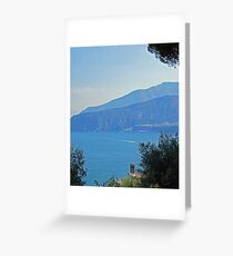 Sky Blue, Sea Blue - Sorrento Bay Greeting Card