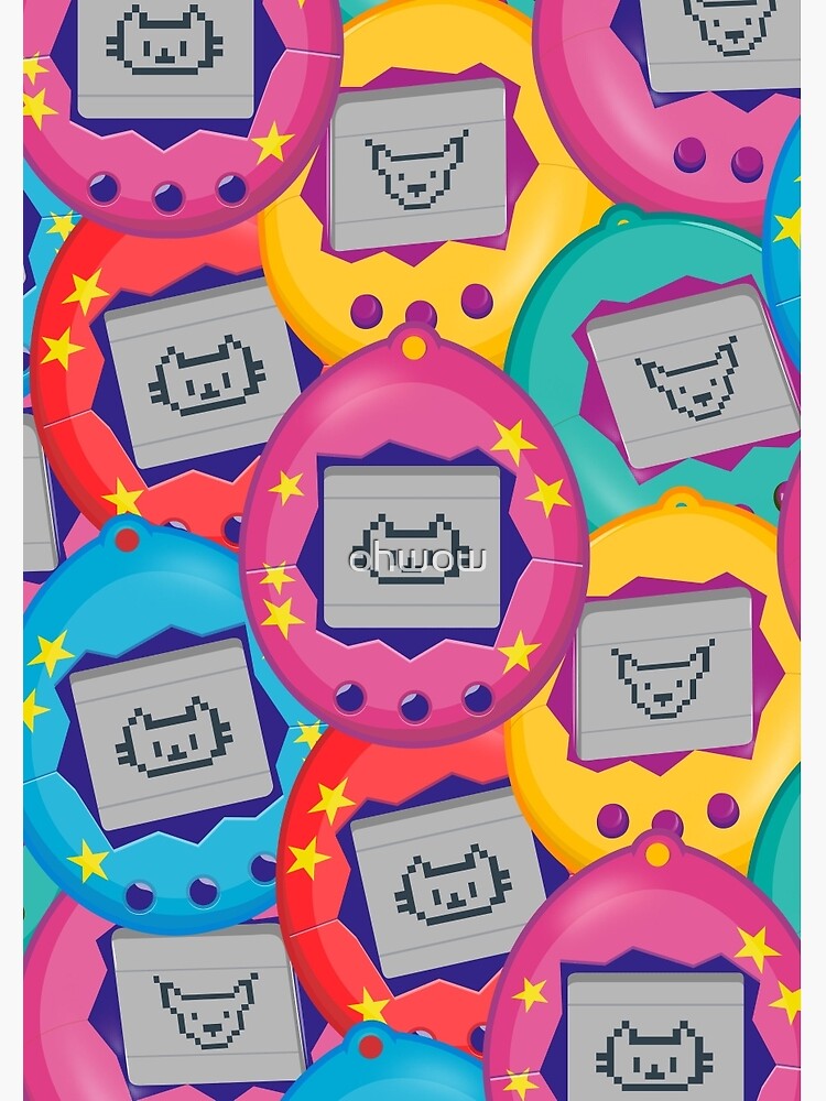 "Tamagotchi digital pet" Spiral Notebook for Sale by ohwow Redbubble