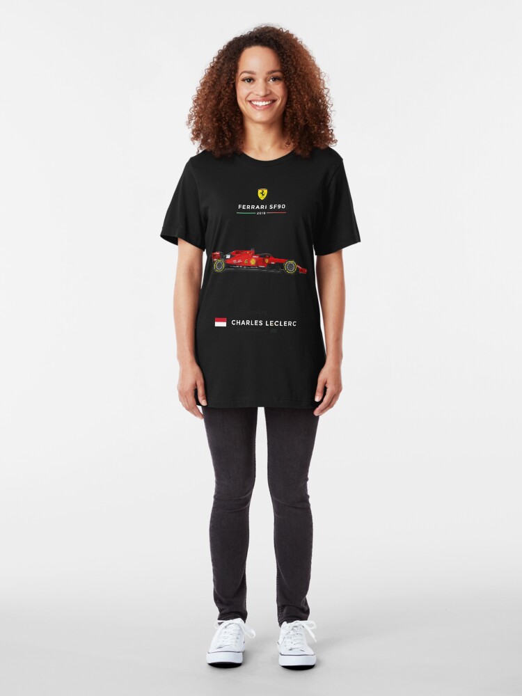 Alternate view of Ferrari SF90 - 2019 - 16 Leclerc Slim Fit T-Shirt