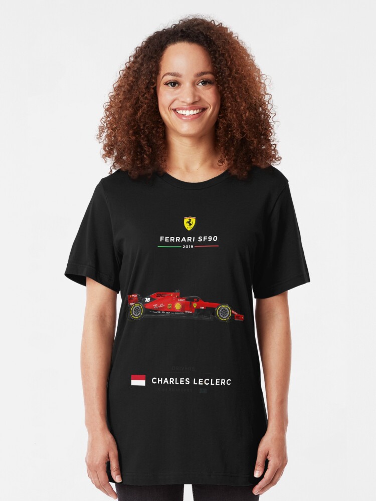 Alternate view of Ferrari SF90 - 2019 - 16 Leclerc Slim Fit T-Shirt