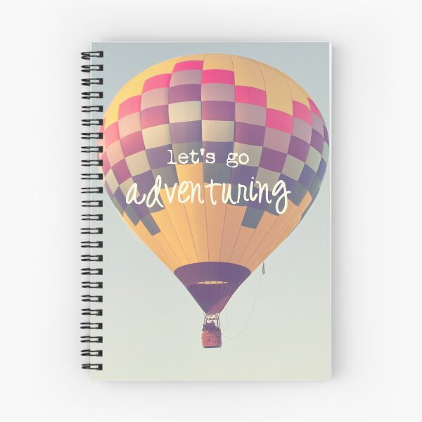 Artikelvorschau, Lass uns Abenteuer erleben, Heißluftballon entworfen und verkauft von STUDIOCLAIRE.