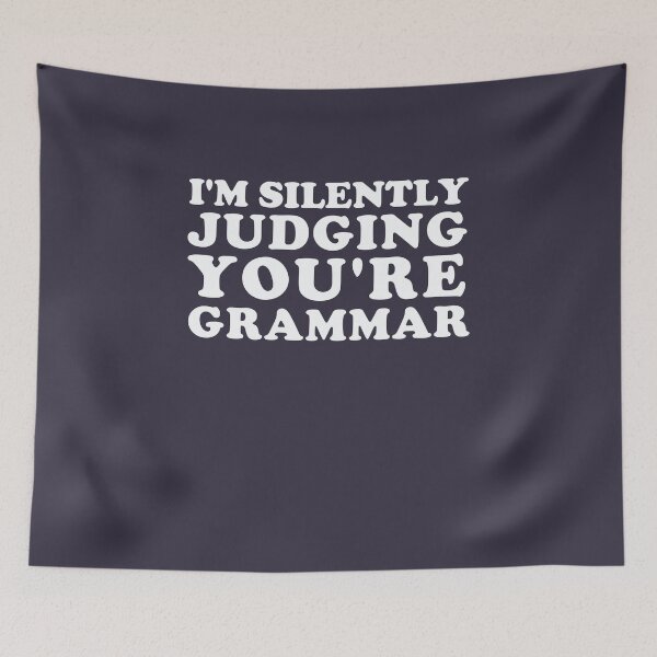 Item preview, I'm Silently Judging You're Grammar designed and sold by Yipptee Shirts.