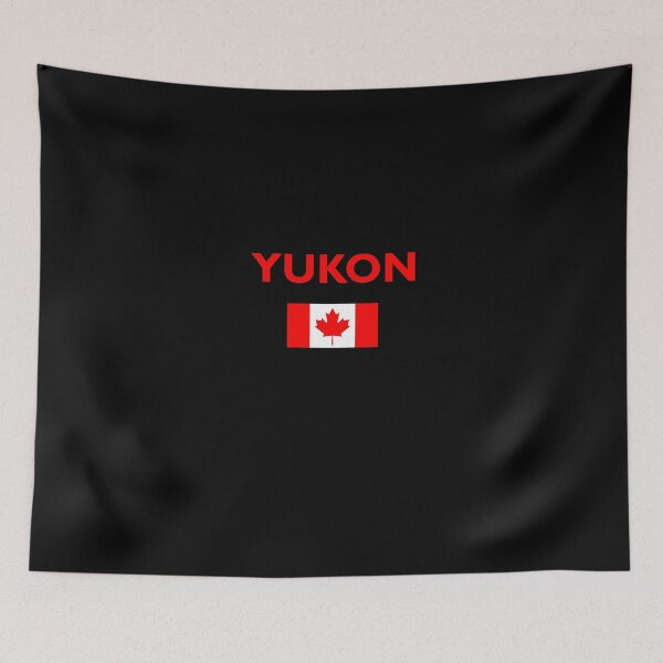Item preview, Yukon Canada Canadian Flag Dark Color designed and sold by TinyStarCanada.