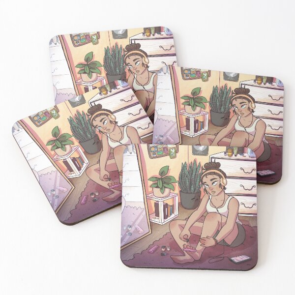 Item preview, Painting her toenails designed and sold by nailurus.