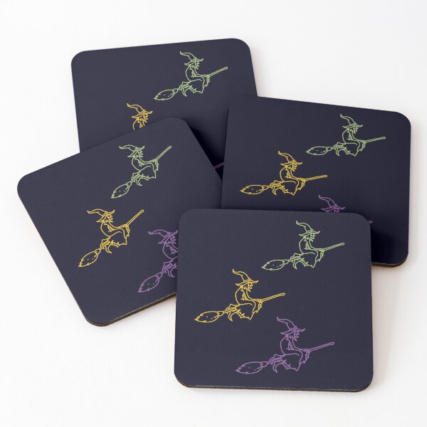 Item preview, Flying Witches on Broomsticks designed and sold by madtoyman.