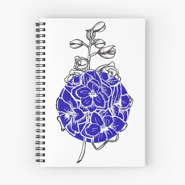 Item preview, Dark Blue Delphinium Flowers designed and sold by Sasha Stowe.