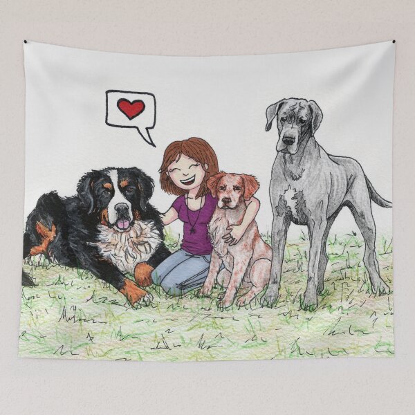 Item preview, I love dogs designed and sold by savousepate.