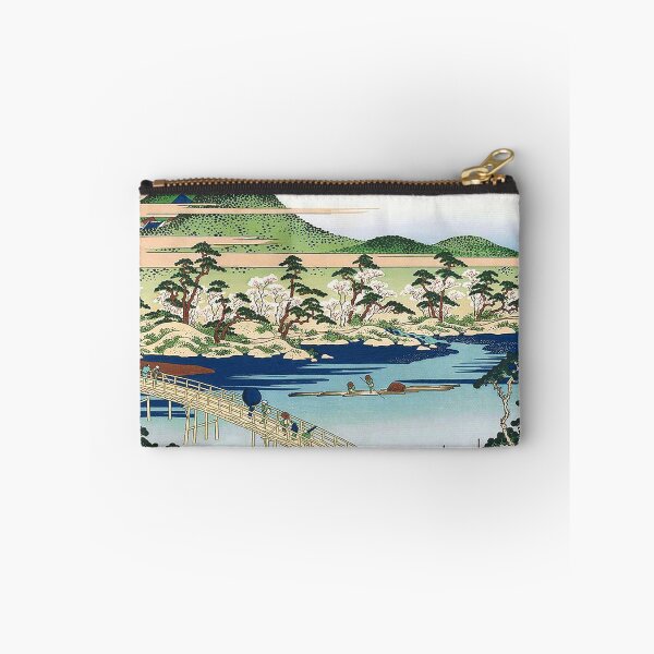 Item preview, Togetsu Bridge at Arashiyama in Yamashiro Province by Katsushika Hokusai designed and sold by Takeda-art.