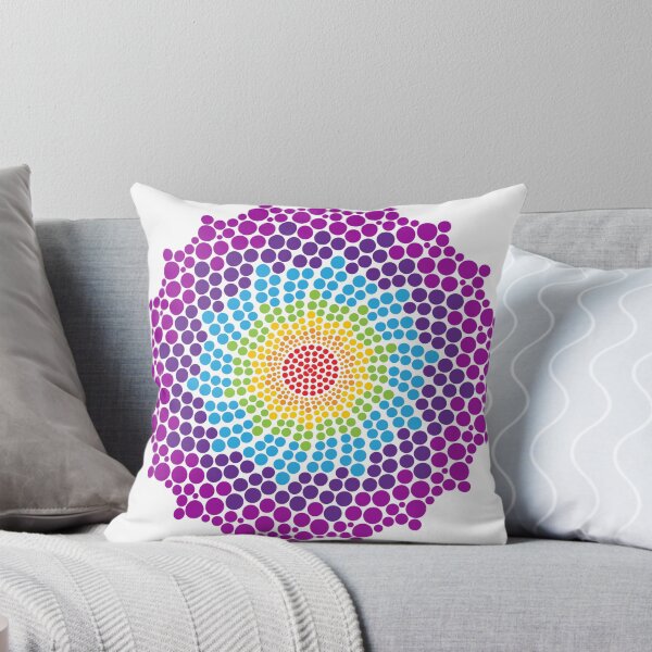 Item preview, 7 Chakra Color Dots Mandala designed and sold by serenaking.