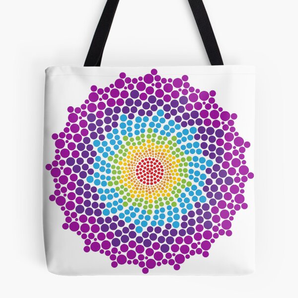Item preview, 7 Chakra Color Dots Mandala designed and sold by serenaking.