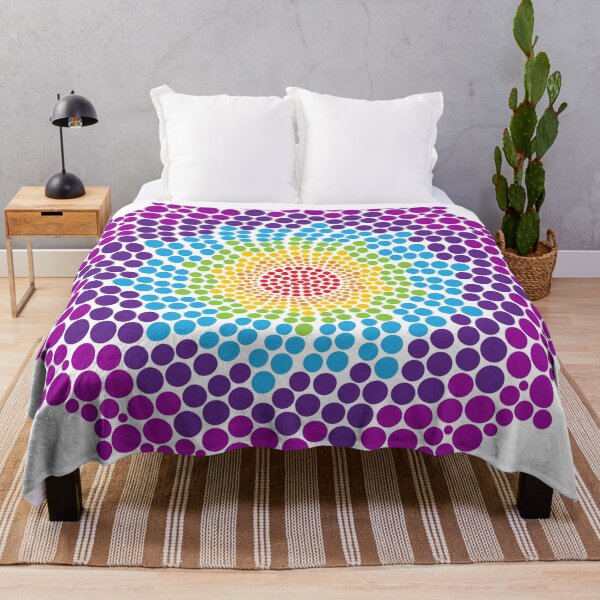 Item preview, 7 Chakra Color Dots Mandala designed and sold by serenaking.