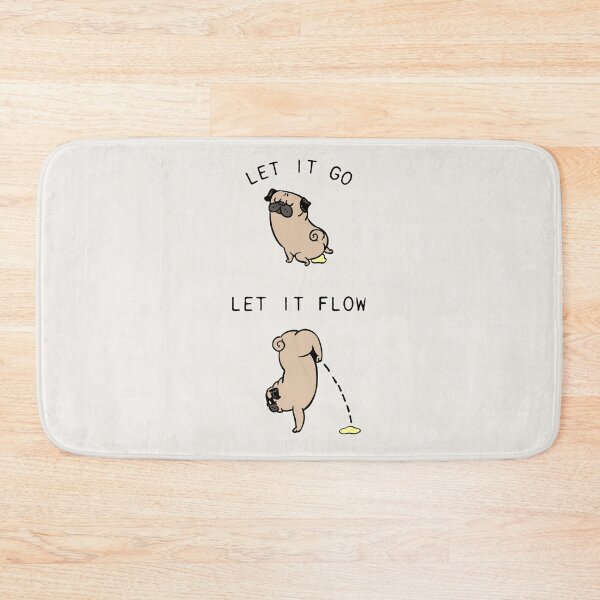 Item preview, Let It Go Pug designed and sold by Huebucket.