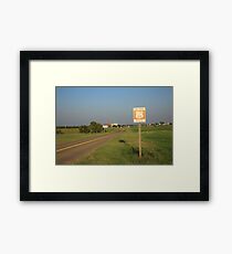 Route 66 - Oklahoma Framed Print