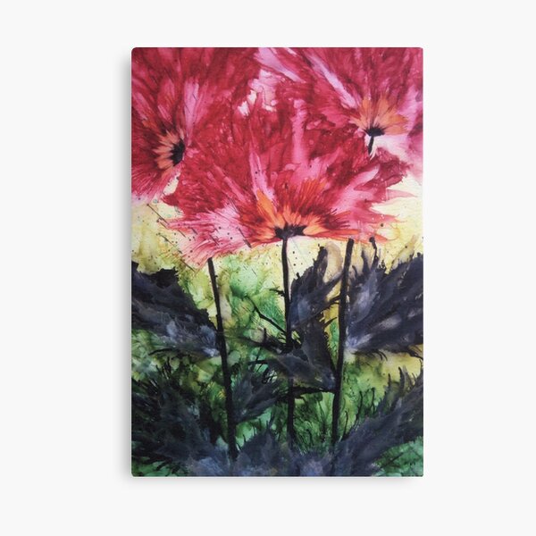Poppies Galore Canvas Print