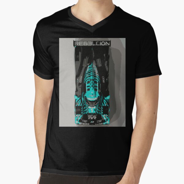 TVR Rebellion LMP Race Car V-Neck T-Shirt