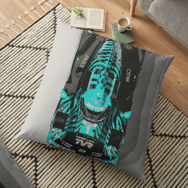 TVR Rebellion LMP Race Car Floor Pillow