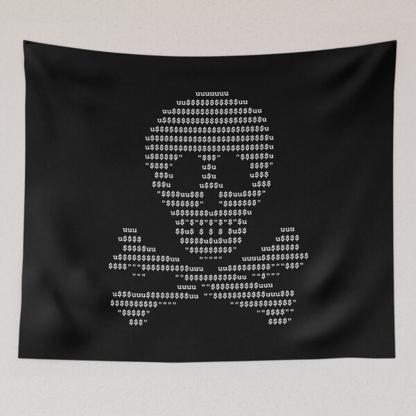 Item preview, Ascii Skull designed and sold by masterchef-fr.