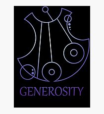 My Little Timelord - Generosity Photographic Print