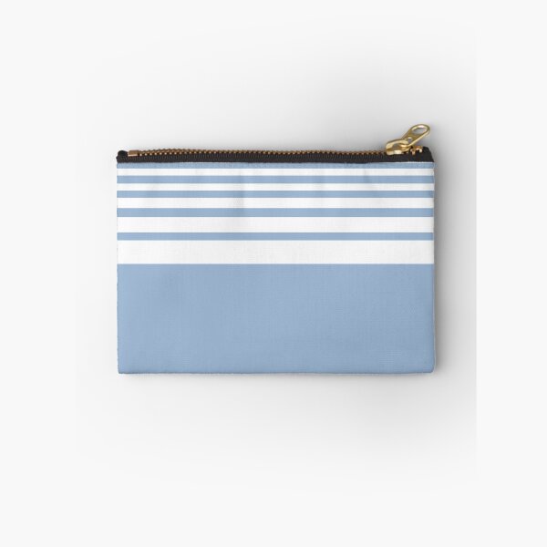 Item preview, COLOR OF THE YEAR 2000 CERULEAN WITH DIMINISHING STRIPES designed and sold by ozcushions.