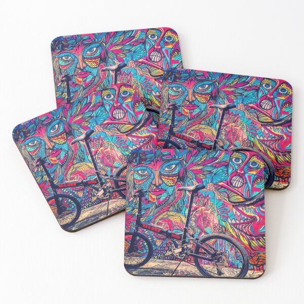 Item preview, Trendy Folding Bike Holier Lane Street Art designed and sold by PODLizardWizard.