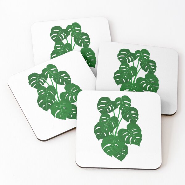 Item preview, Hand Painted Monstera Deliciosa Tropical Houseplant Art designed and sold by Chee Sim.