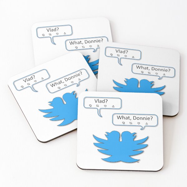 Item preview, Double-headed Twitter designed and sold by MikeAdamsArtist.