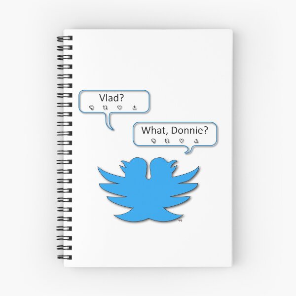 Item preview, Double-headed Twitter designed and sold by MikeAdamsArtist.