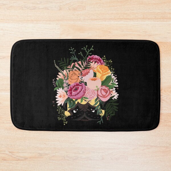 Item preview, Flor pug designed and sold by Huebucket.