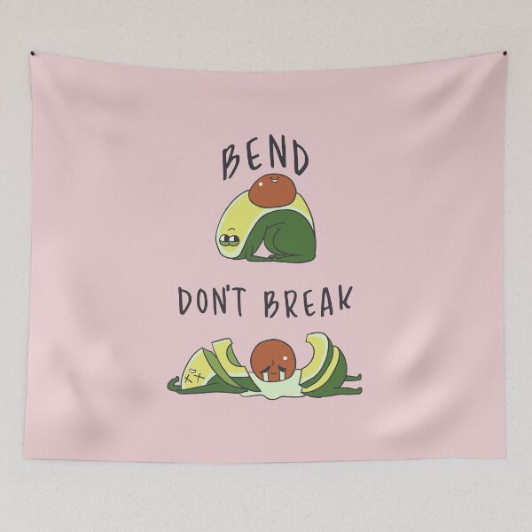 Item preview,  bend don't break Avocado designed and sold by Huebucket.