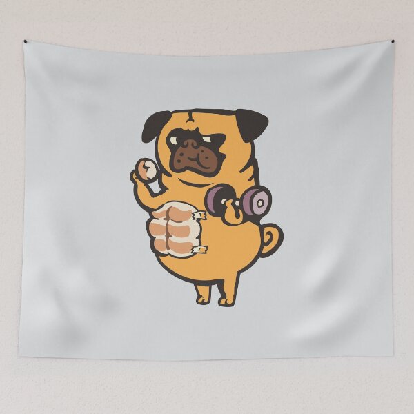 Item preview,  Bread Roll Pug Abs designed and sold by Huebucket.
