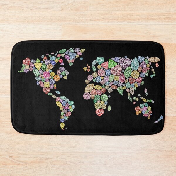 Item preview, Diamonds world map #4 designed and sold by Boutique19 by Gabriel.