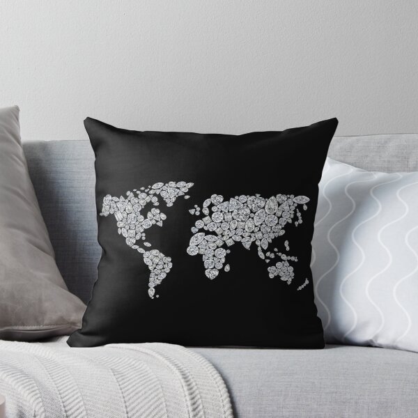 Item preview, Diamonds world map #2 designed and sold by Boutique19 by Gabriel.