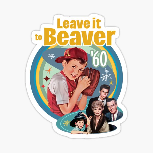 Leave it to beaver Sticker